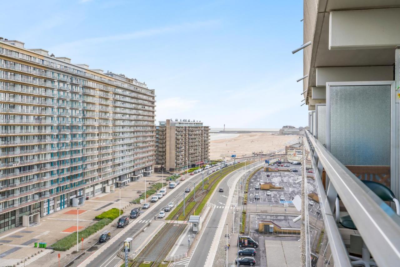 Luxueuze Vakantiestudio Met Zeezicht En Terras In Oostende 外观 照片