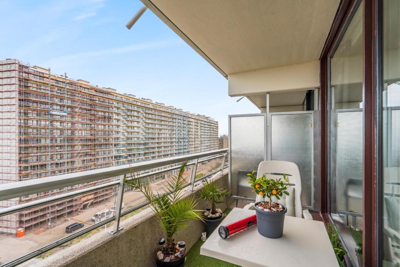 Luxueuze Vakantiestudio Met Zeezicht En Terras In Oostende 外观 照片